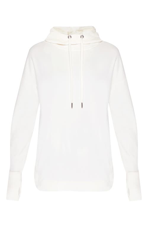 Shop Sweaty Betty Escape Fleece Hoodie In Lily White