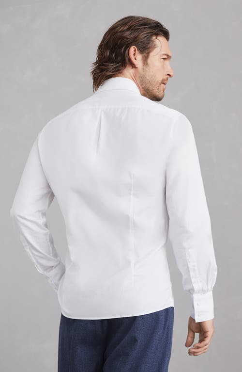 Shop Brunello Cucinelli Slim Fit Shirt In White