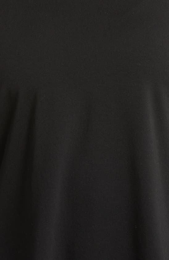 Eileen Fisher Long-sleeve Crewneck Tee In Black