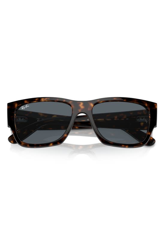 Ray Ban Ray-ban Carlos Rectangular Sunglasses, 56mm In Havana