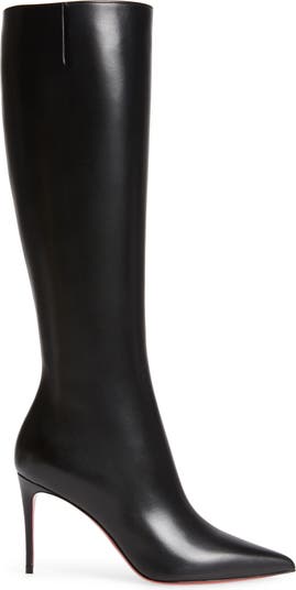 Eleonor Botta - 85 mm Boots - Calf leather - Black - Christian Louboutin