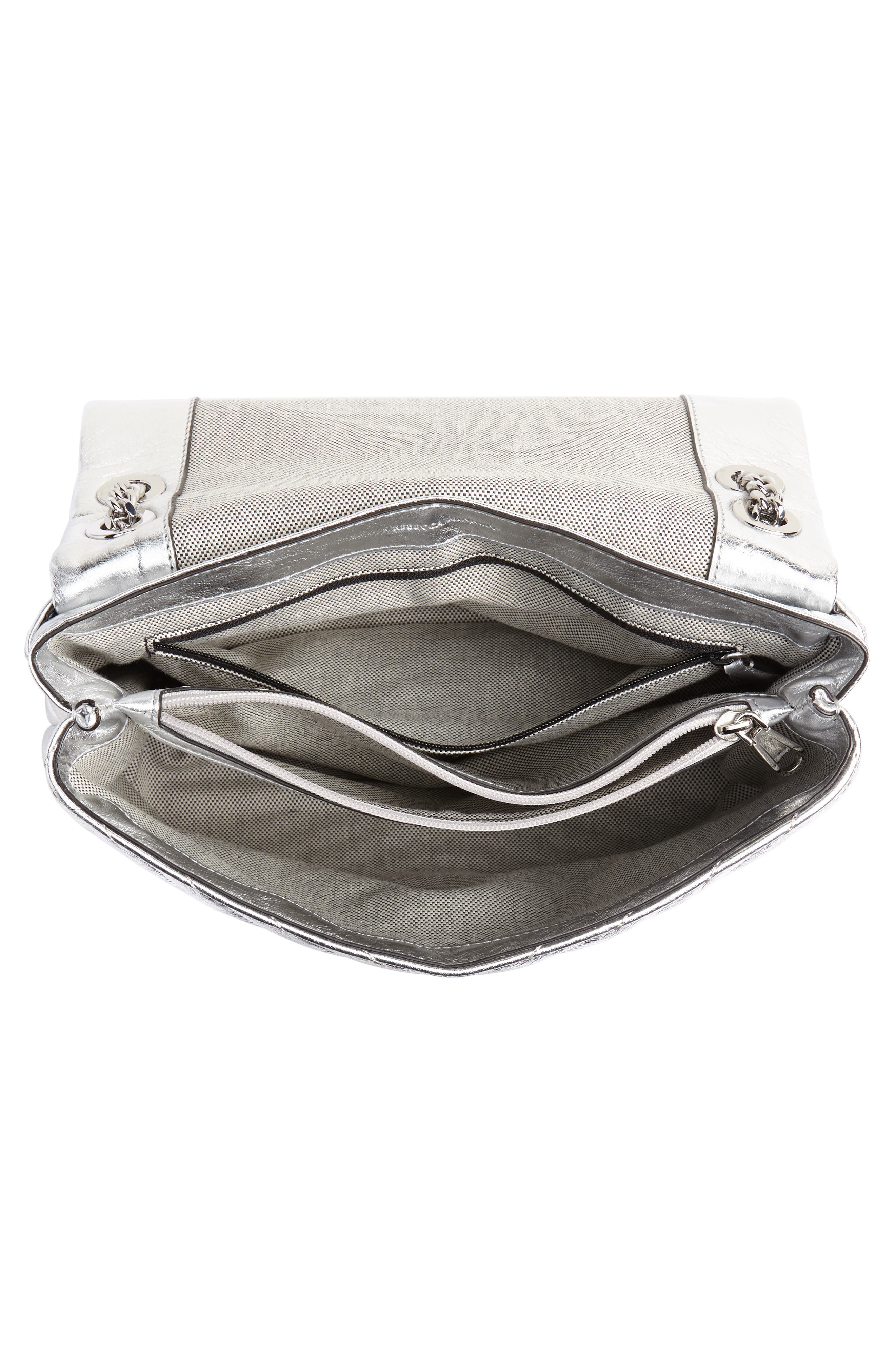 REBECCA MINKOFF Shoulder bags Edie Metallic Leather Shoulder Bag