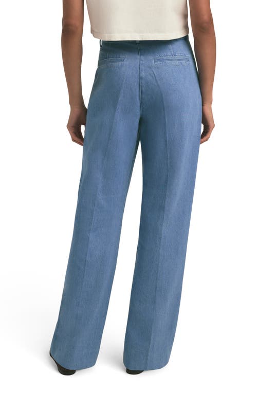 Shop Favorite Daughter The Fiona High Waist Wide Leg Trouser Jeans In Seaport