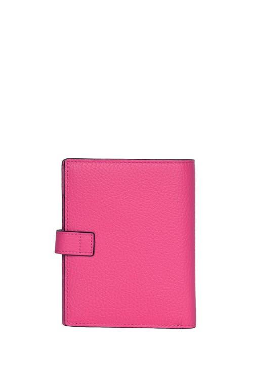 Shop Hyer Goods Upcycled Leather Passport Wallet In Fuschia