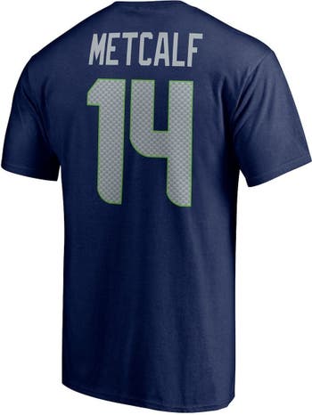 Nike Men's DK Metcalf Royal Seattle Seahawks Throwback Player Name
