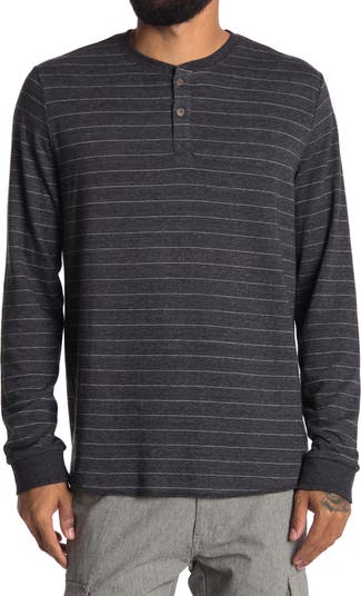 Marine Layer Double Knit Long Sleeve Henley | Nordstrom