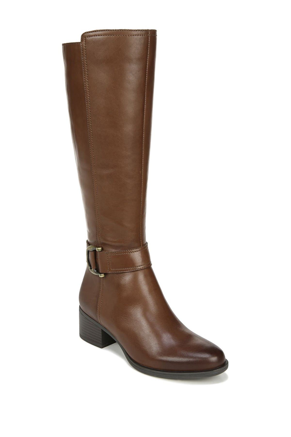 wide width wide calf leather boots