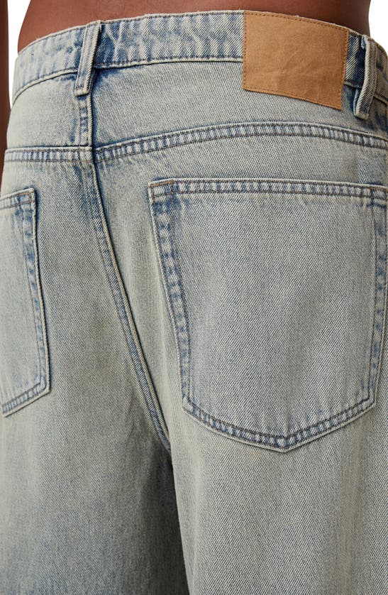 Shop Cotton On Super Baggy Wide Leg Jeans In Millenium Tint Blue