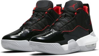 Jordan Stay Loyal 3 Mens Basketball Shoes (Black/Red)