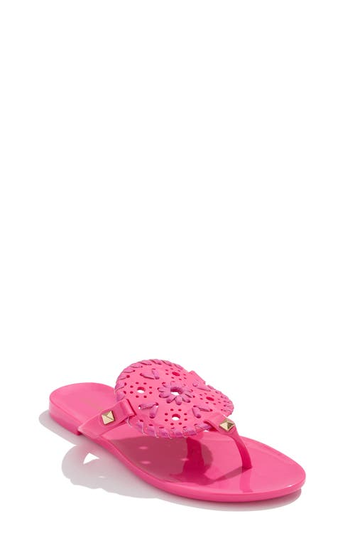 Jack Rogers Kids' Georgica Jelly Flip Flop Magenta at Nordstrom, M