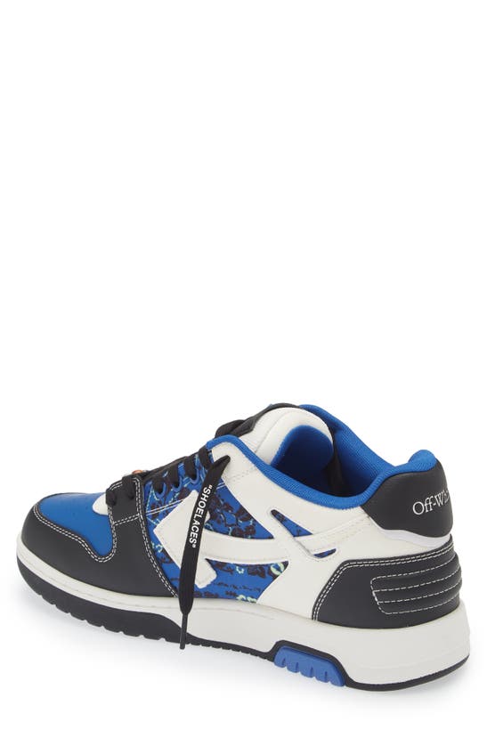 Shop Off-white Out Of Office Bandana Low Top Sneaker In Navy Blue White