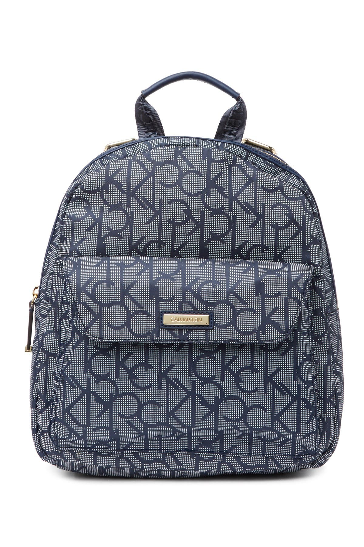 calvin klein navy backpack