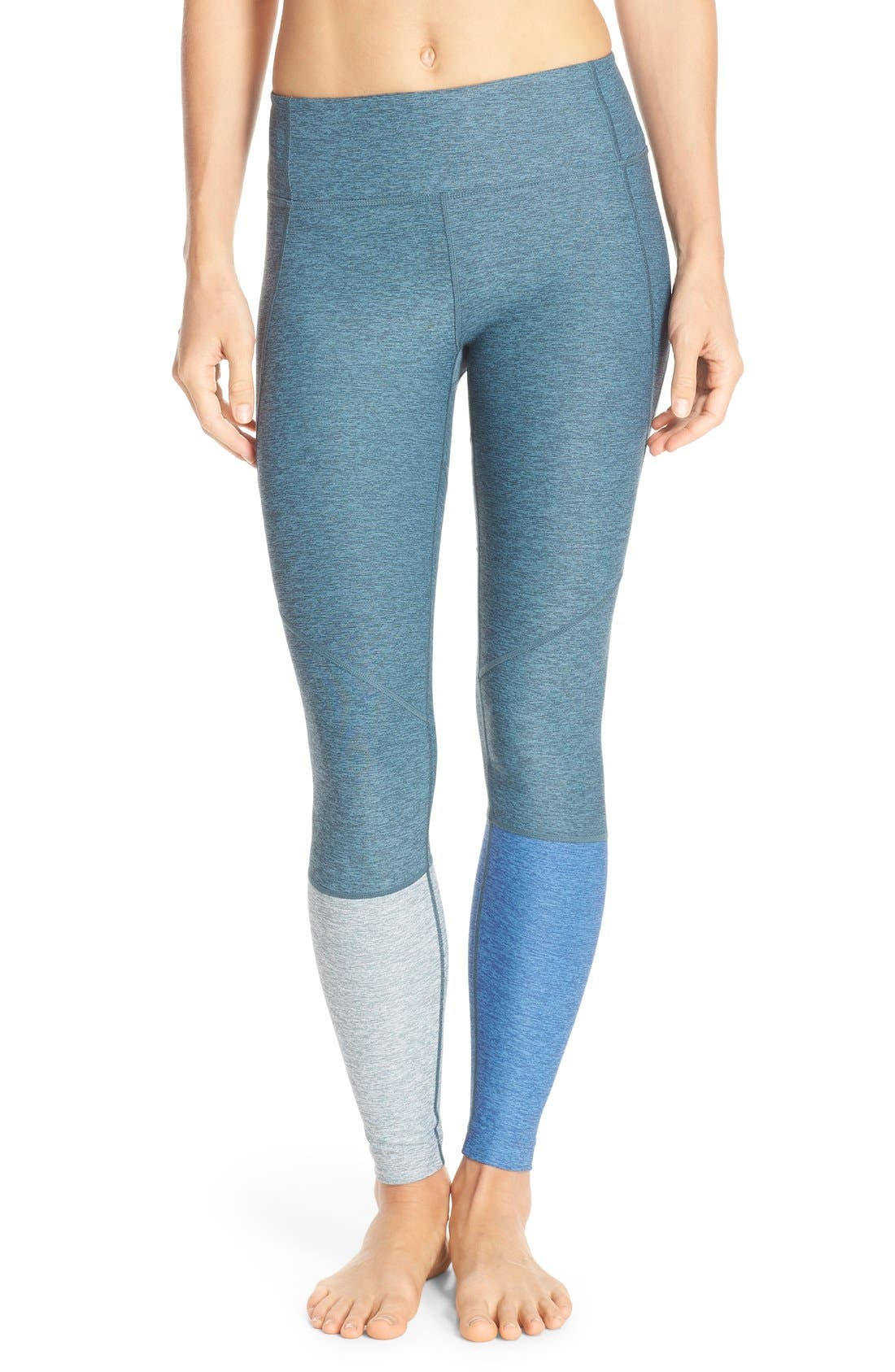 Outdoor Voices 'Dipped Warmup' Colorblock Compression Leggings Nordstrom