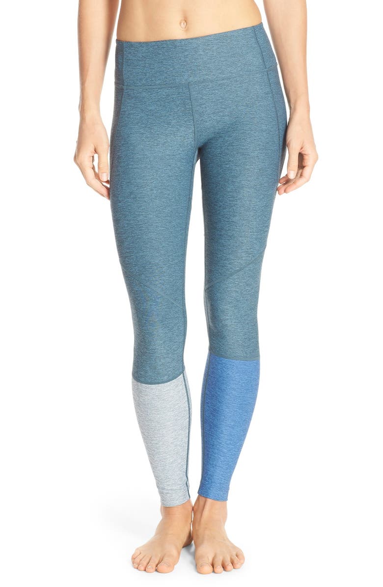 Outdoor Voices 'Dipped Warmup' Colorblock Compression Leggings | Nordstrom