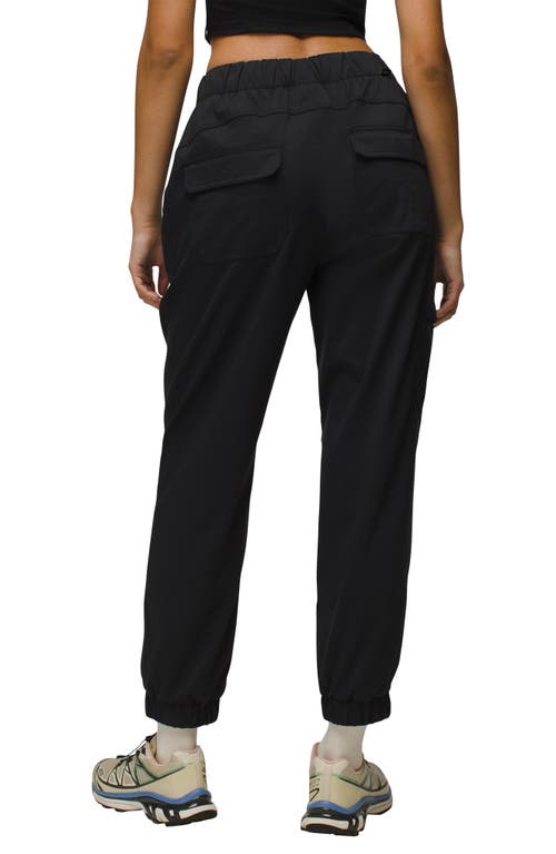 Shop Prana Stretch Zion™ Elastic Waist Joggers In Black