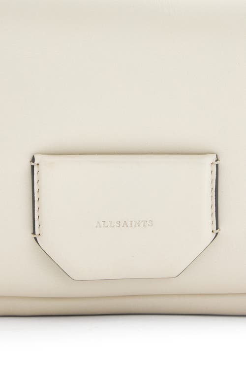 Shop Allsaints Madea Leather Shoulder Bag In Desert White