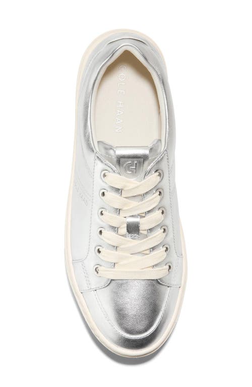 Shop Cole Haan Grandpro Max Platform Sneaker In Silver Multi