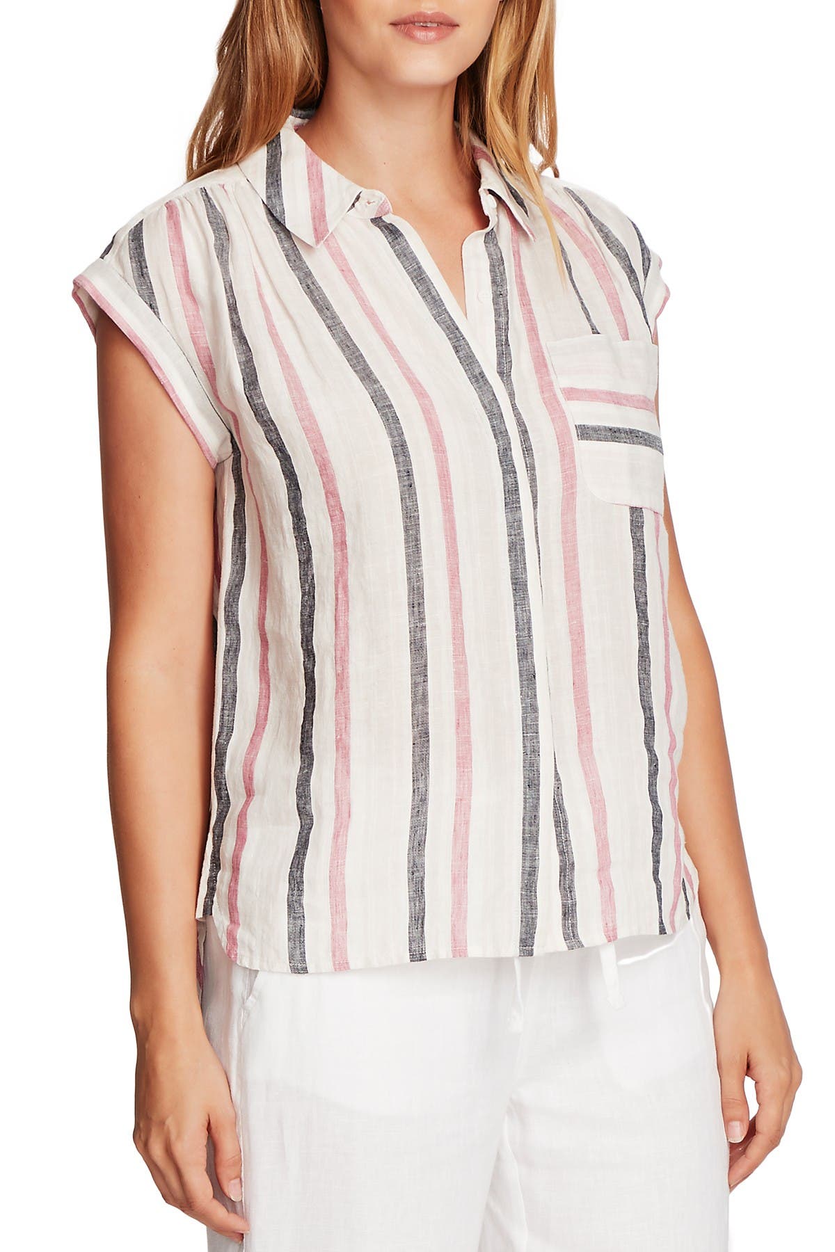 vince camuto linen top