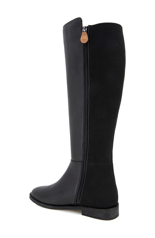 Gentle Souls By Kenneth Cole Emily Knee High Boot In Black Leather