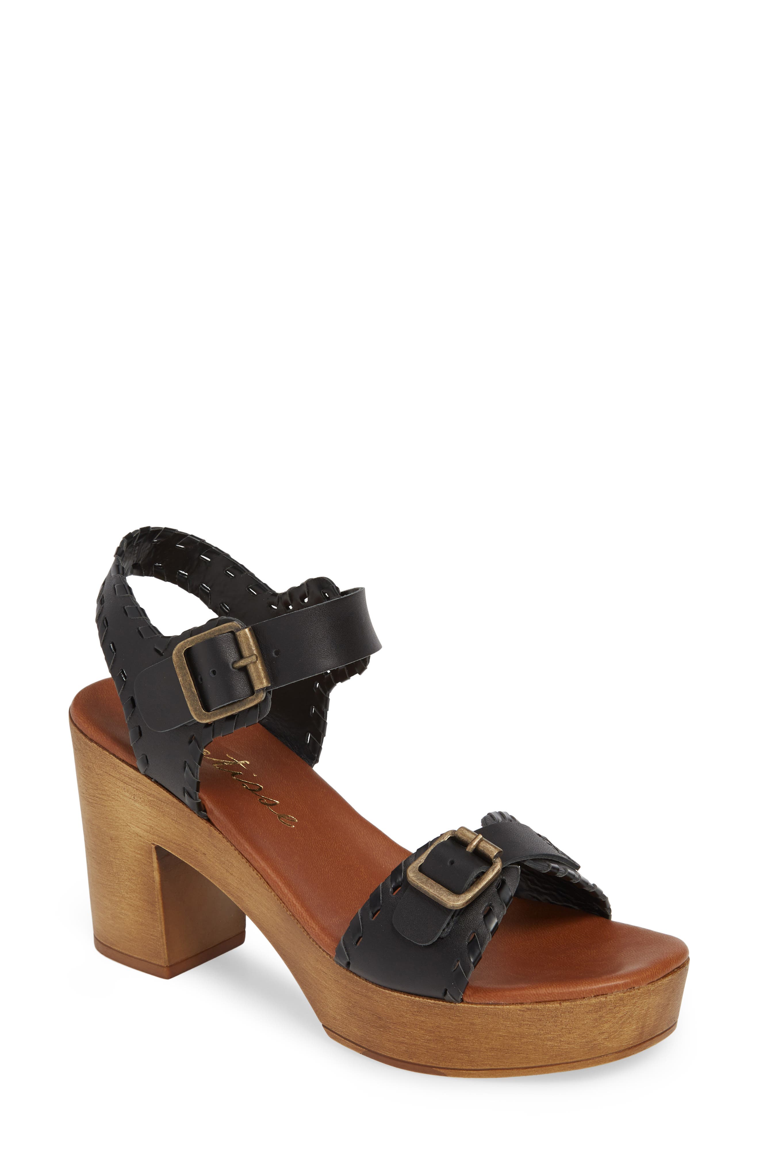 Matisse Twiggy Platform Sandal, Black