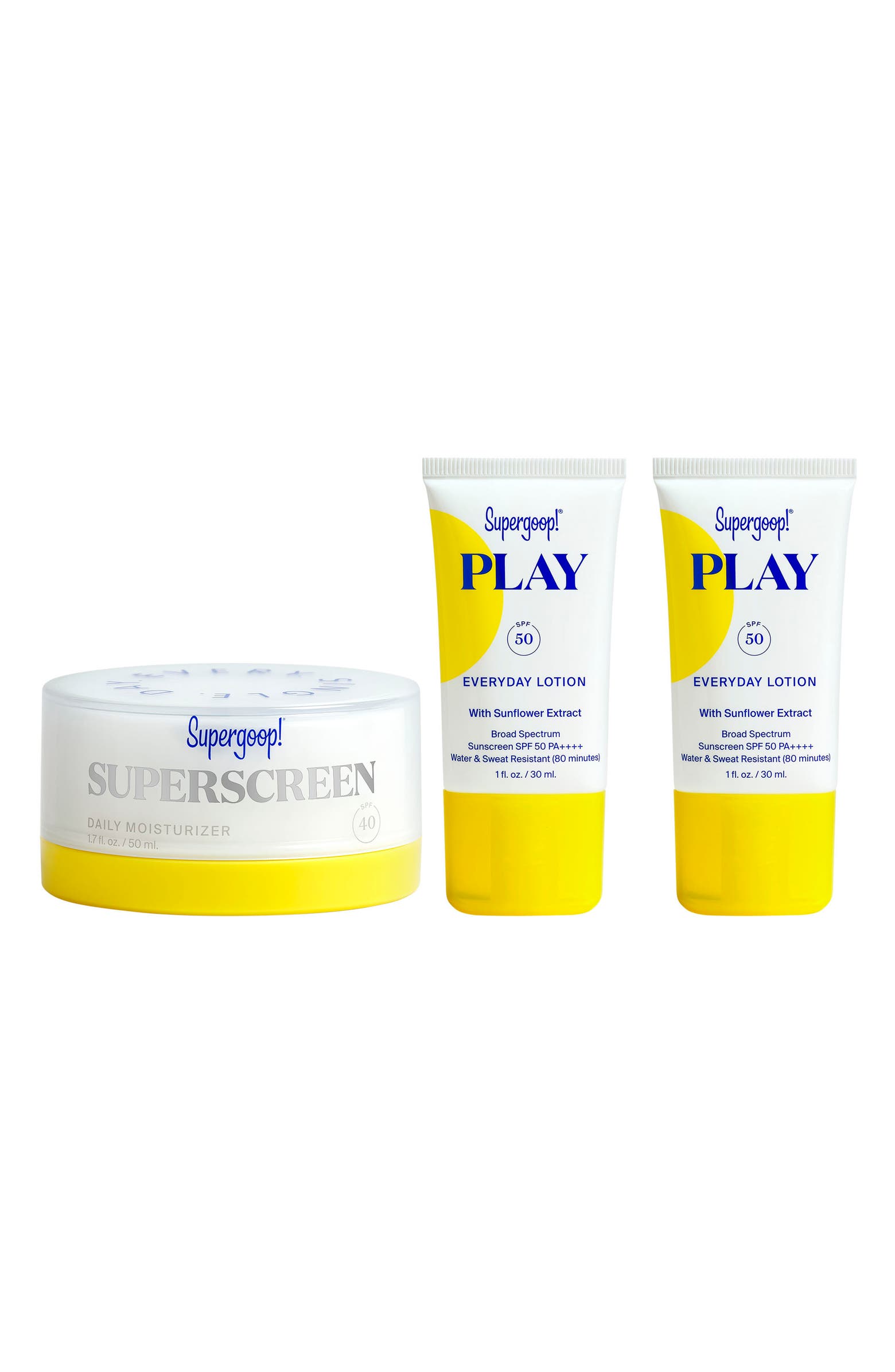 Supergoop! Superscreen Daily Moisturizer SPF 40 Sunscreen Set by Supergoop!