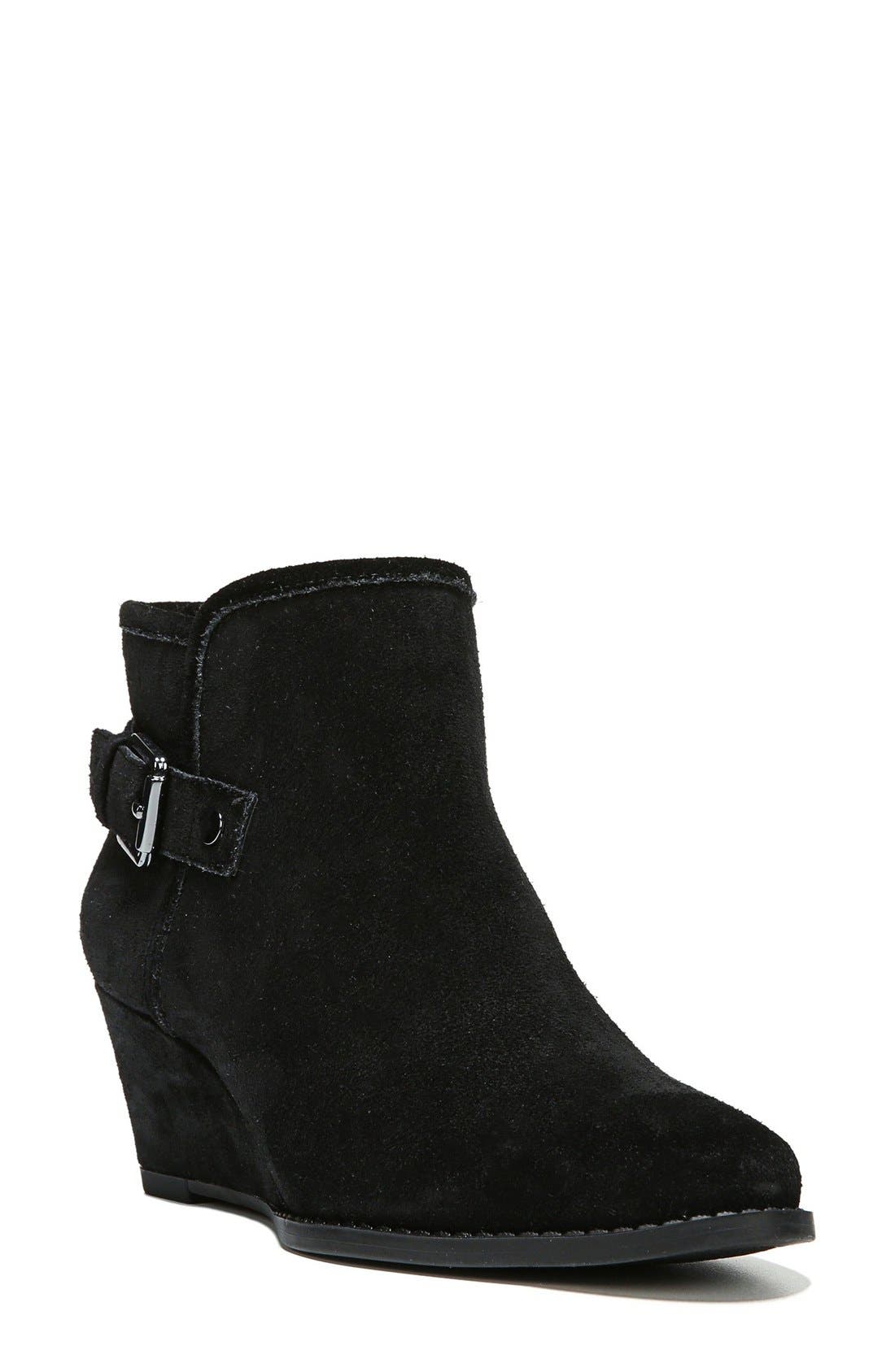 franco sarto arielle wedge bootie
