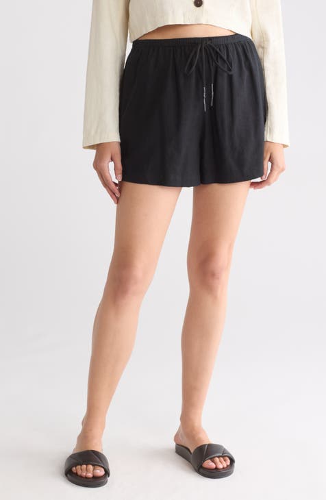 Linen Drawstring Shorts