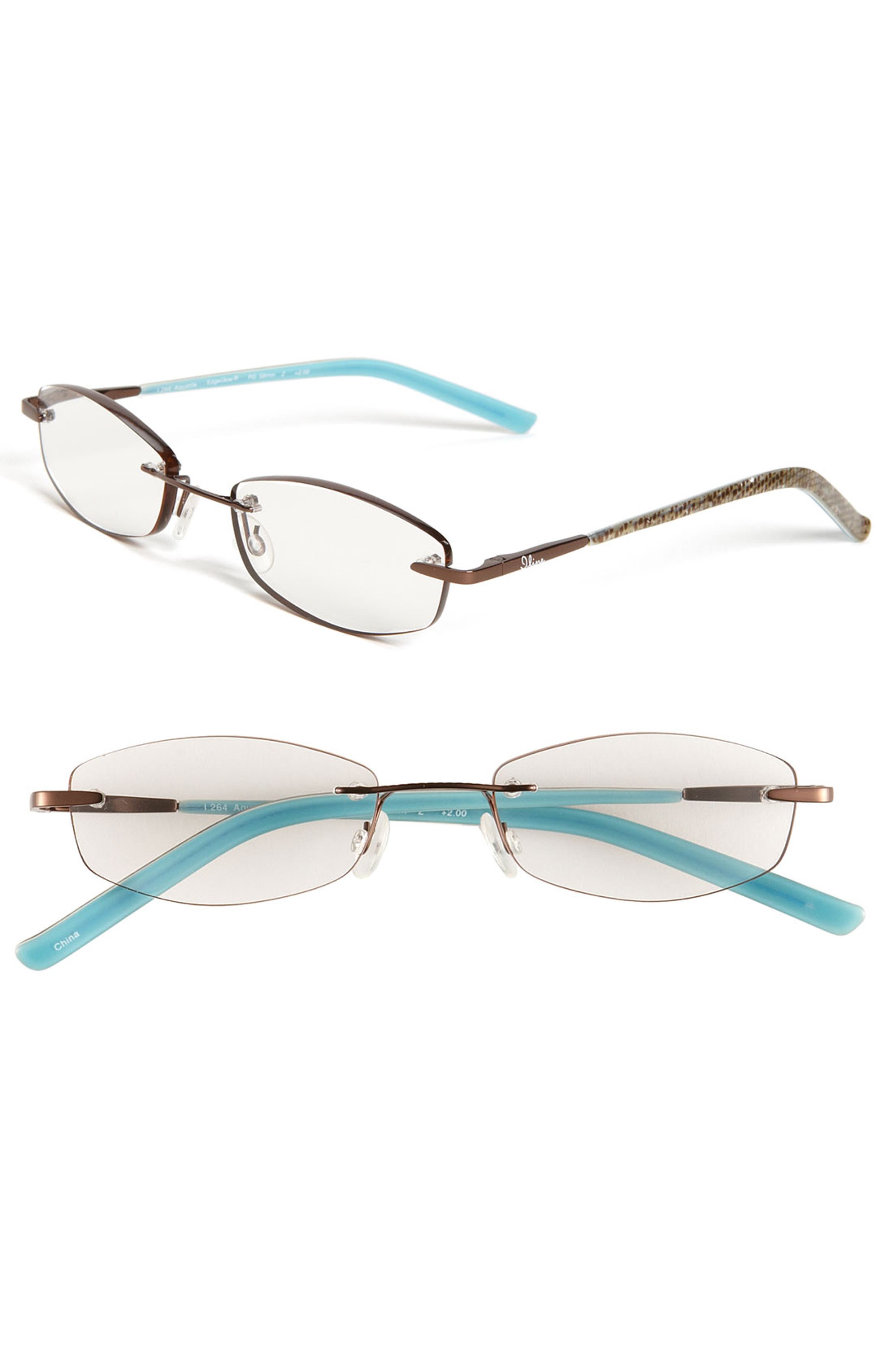 I Line Eyewear Aquatile Edgeglow® Reading Glasses Nordstrom