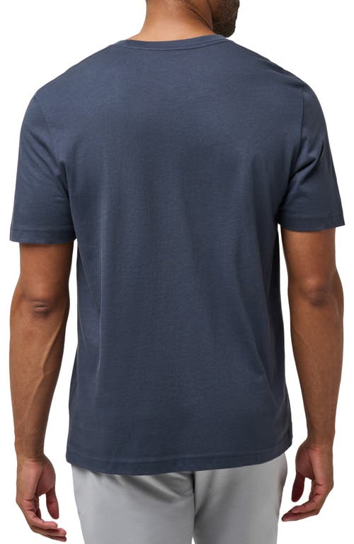 Shop Travismathew 44 Represent 2.0 Cotton Graphic T-shirt In Mood Indigo