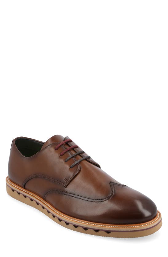 Vance Co. Evander Tru Comfort Wingtip Derby In Brown