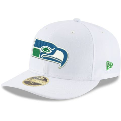 Seattle Seahawks New Era Retro Logo All Royal Blue With Kelly Green Bill  59FIFTY Fitted Hat