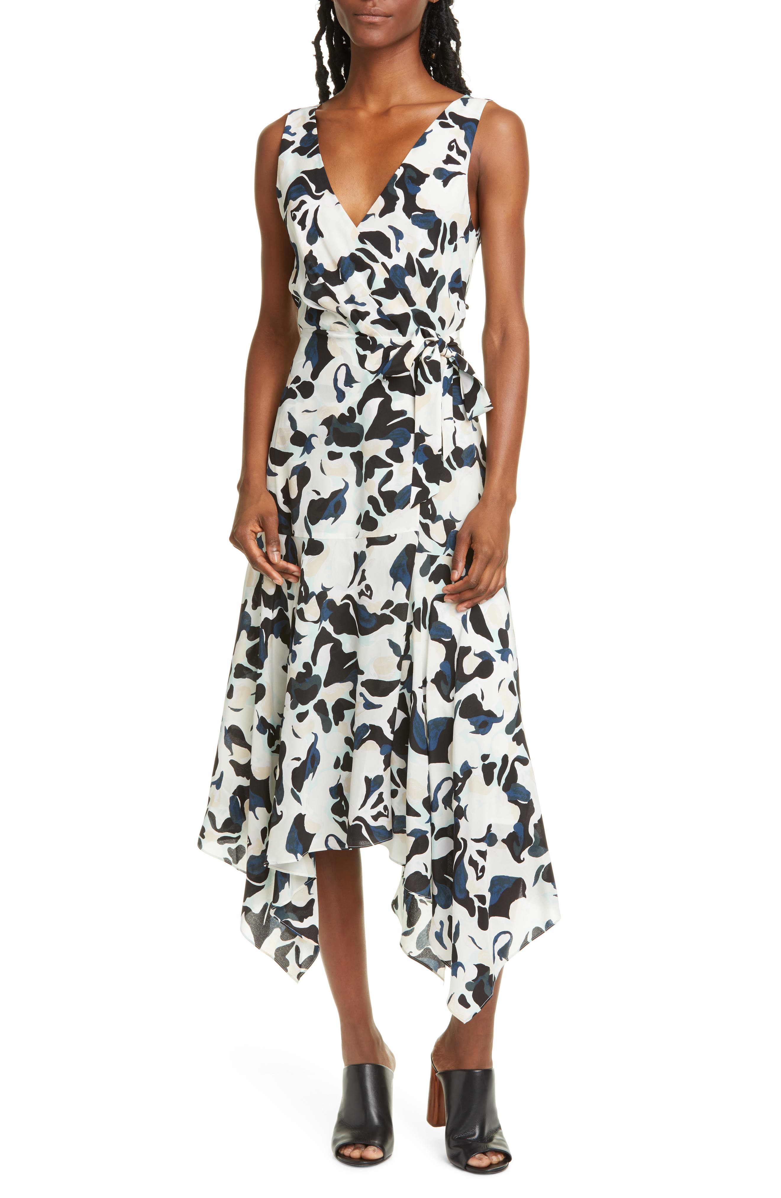 club monaco wrap dress