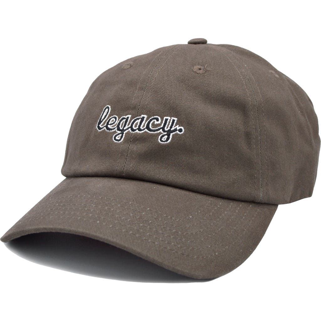 A Life Well Dressed Legacy Statement Baseball Cap In Brown