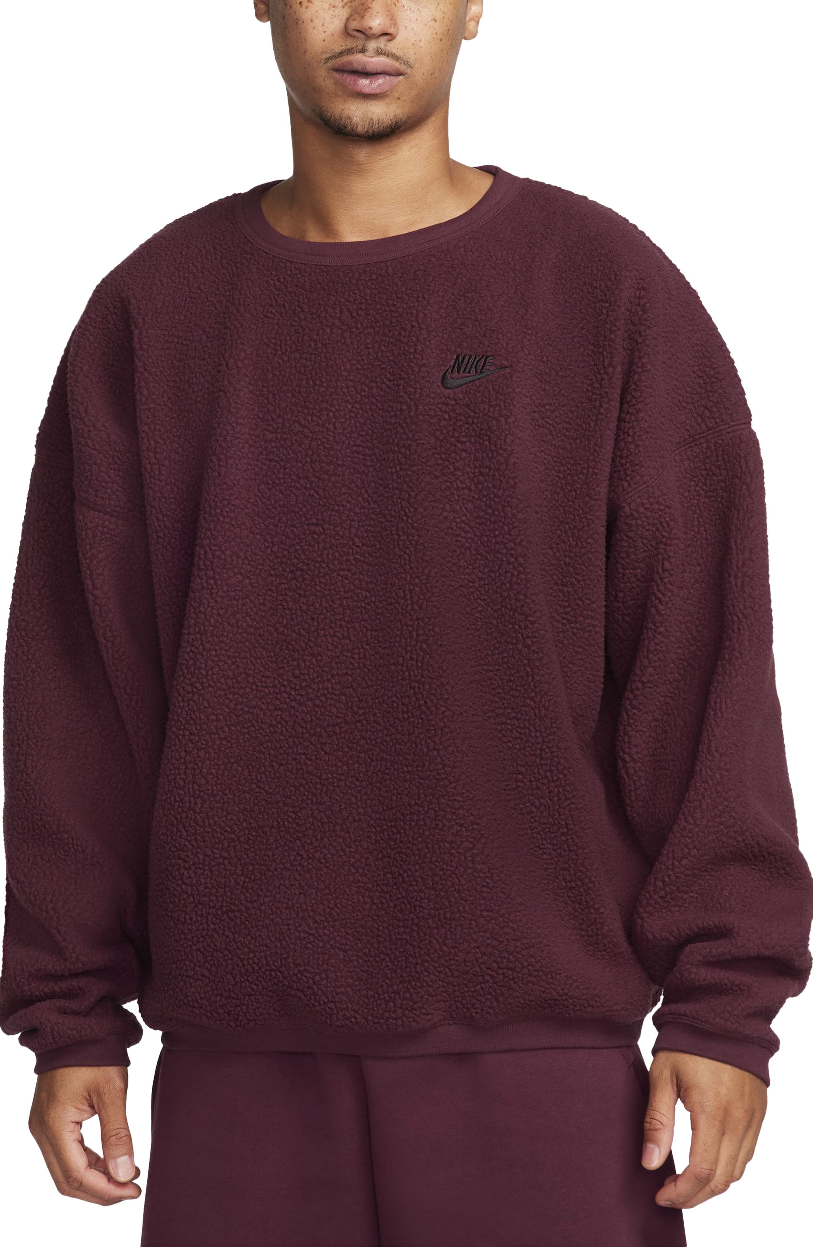 Nike maroon 2024 crew neck