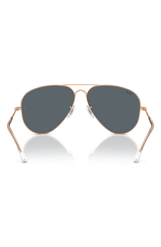 Shop Ray Ban Ray-ban Old Aviator 62mm Oversize Sunglasses In Rose Gold