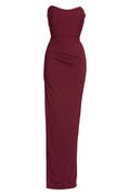 Katie May Sway Strapless Column Dress | Nordstrom