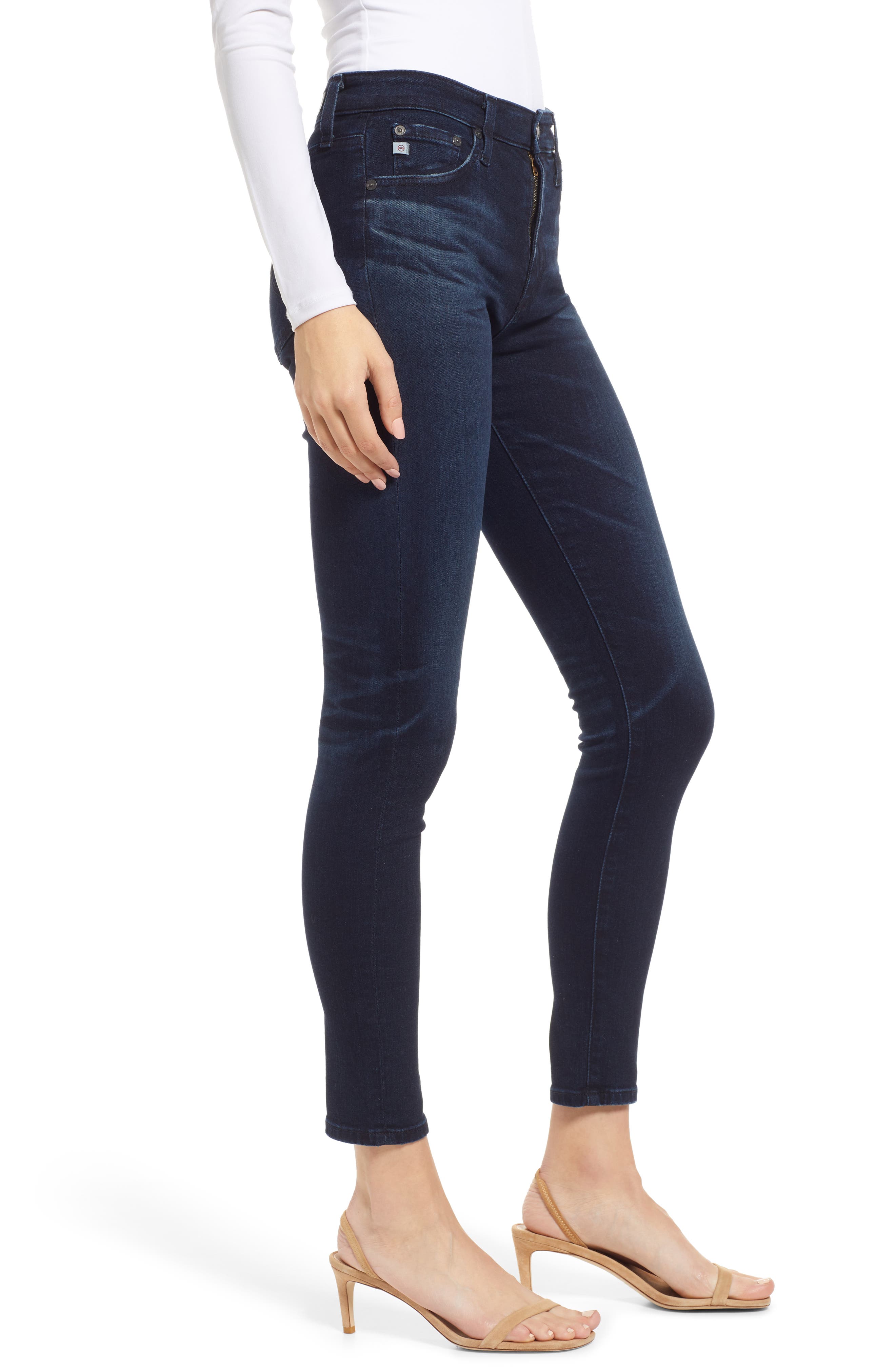 Adriano Goldschmied Womens Farrah Destroyed Ankle Skinny Crop Jeans BHFO 9414 
