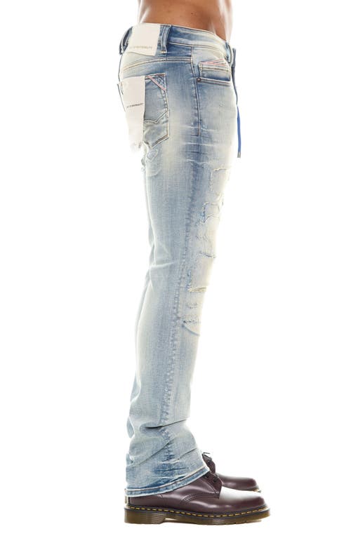 Cult Of Individuality Lenny Rip & Repair Bootcut Jeans In Luca