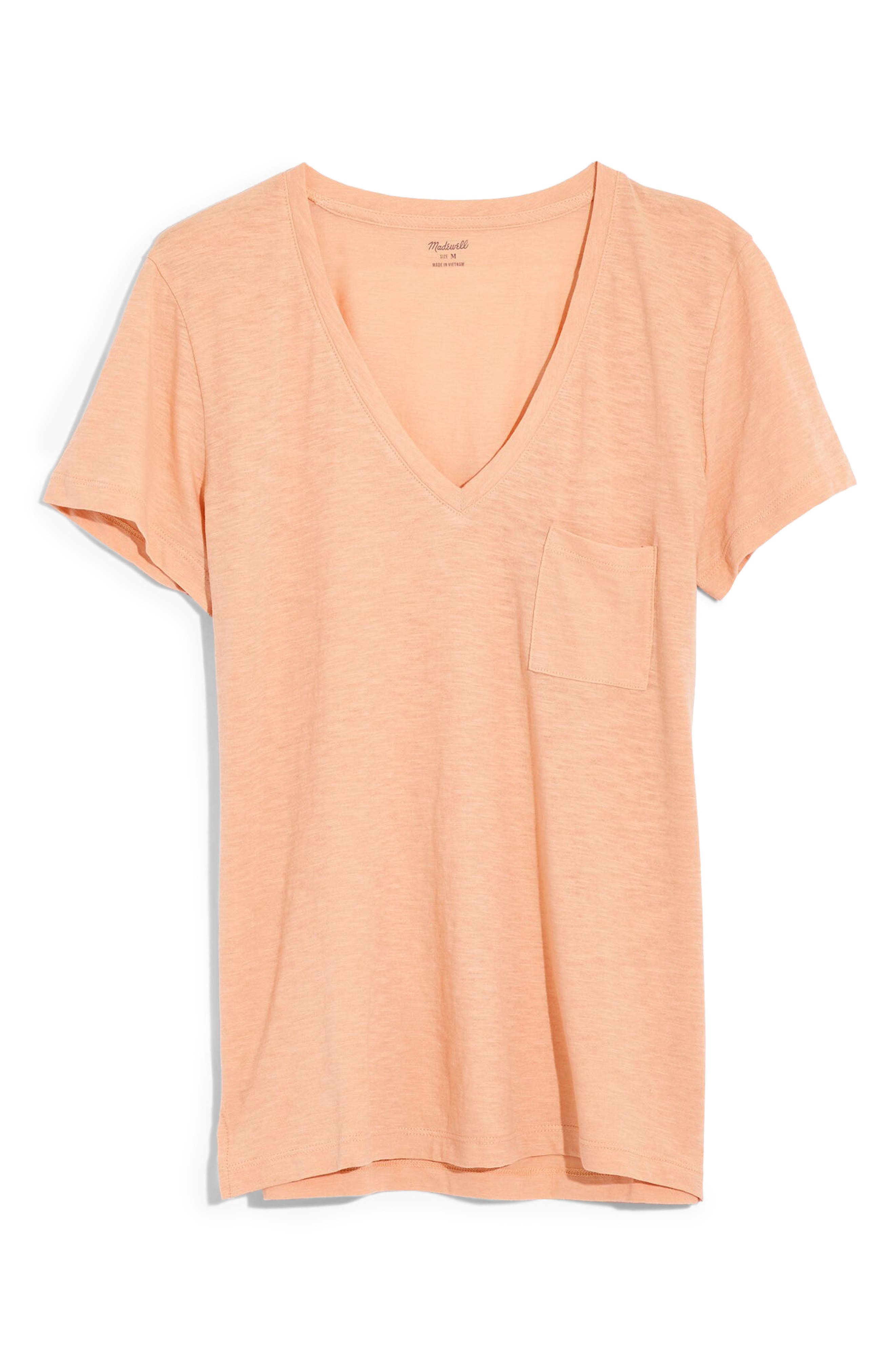 Madewell Whisper Cotton VNeck Pocket Tee (Regular & Plus Size) Nordstrom