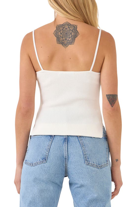Endless Rose Ribbed Corset Camisole In Ivory