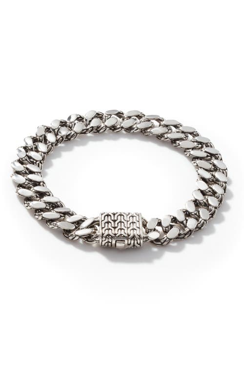 John Hardy Curb Chain Bracelet in Silver at Nordstrom, Size Medium