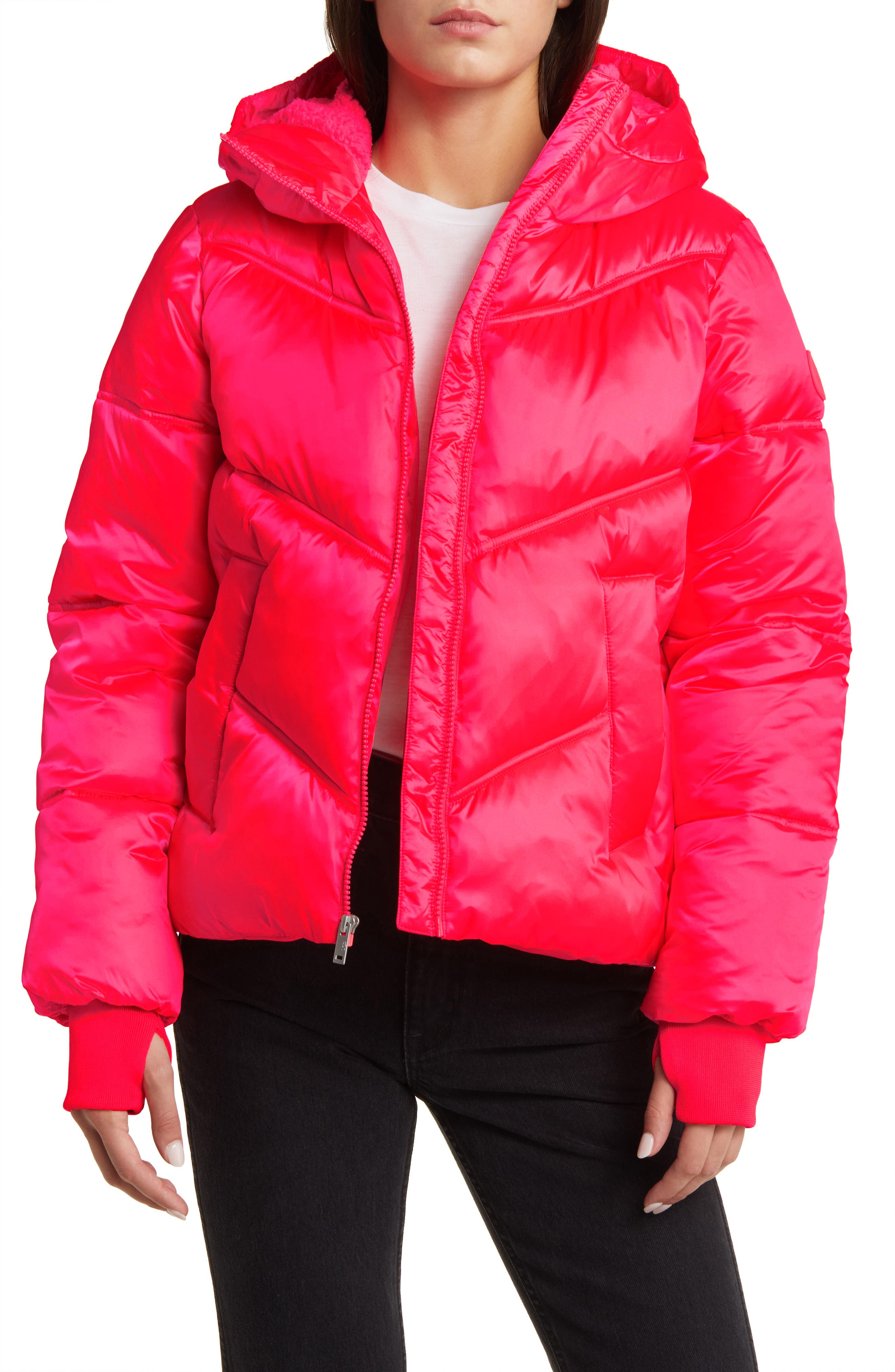 UGG® Ronney Water Resistant Crop Puffer Jacket | Nordstrom