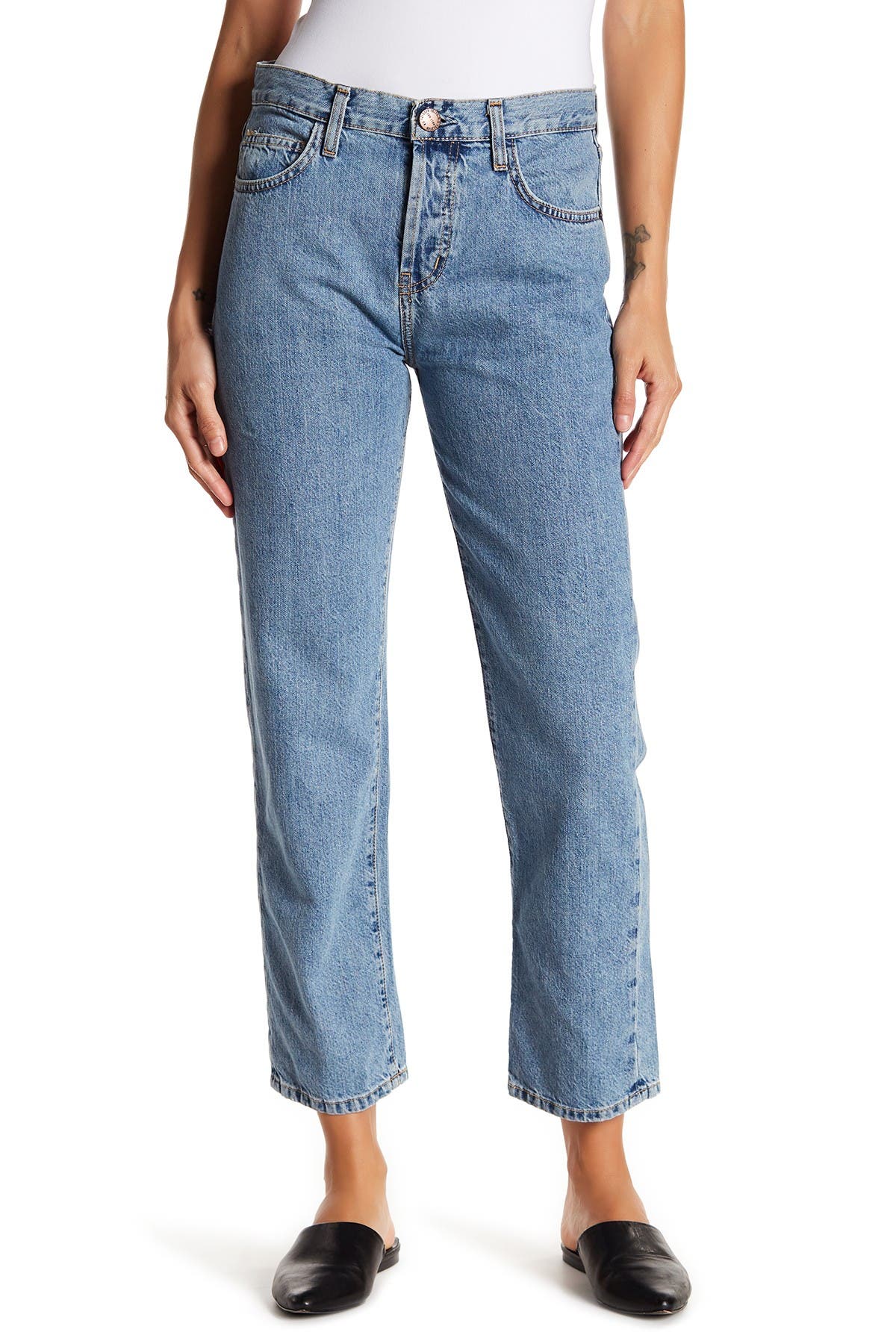 current elliott straight leg jeans