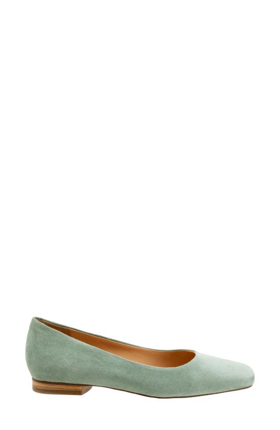 Shop Trotters Honor Flat In Seafoam