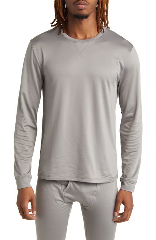 Performance Base Layer Crewneck T-Shirt in Grey