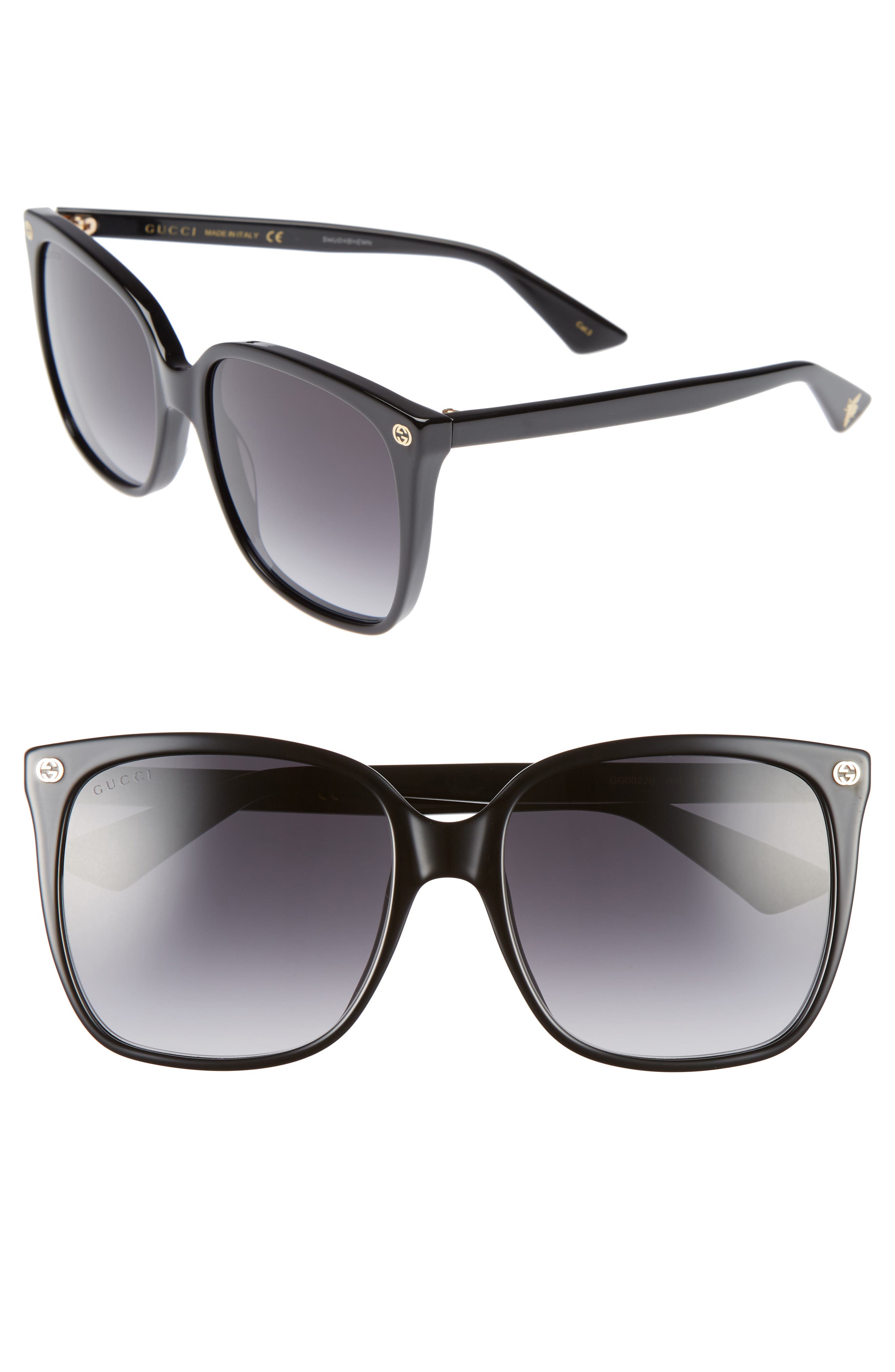 gucci square gradient sunglasses