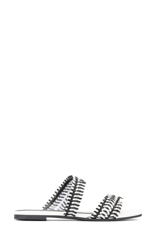 Fashion To Figure Pammy Sandal In Black/ White