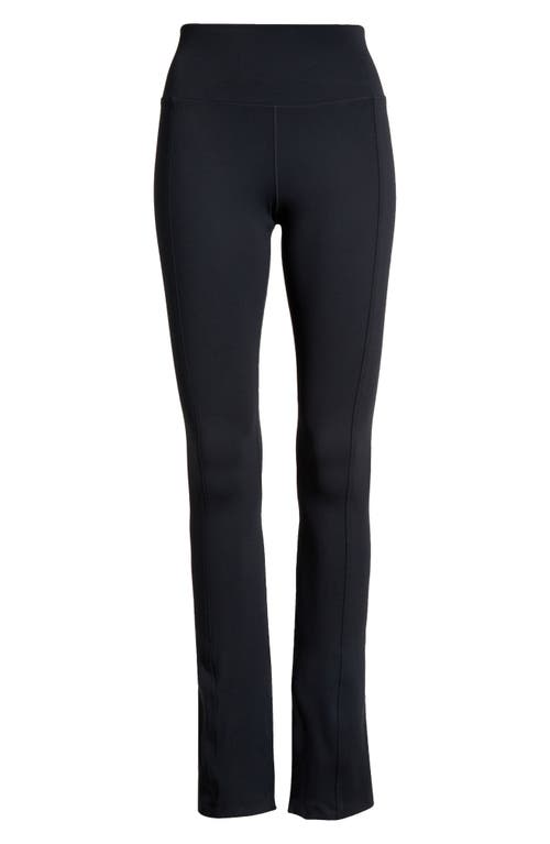 Shop Nike One High Waist Split Hem Leggings In Black/jcg