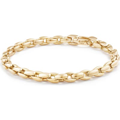 David Yurman Elongated Box Chain Bracelet In 18K Gold, m