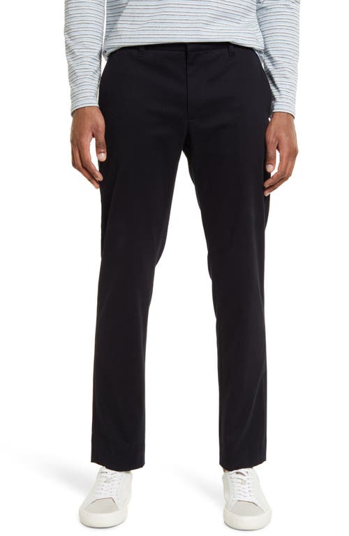Griffith Stretch Cotton Twill Chino Pants in Black